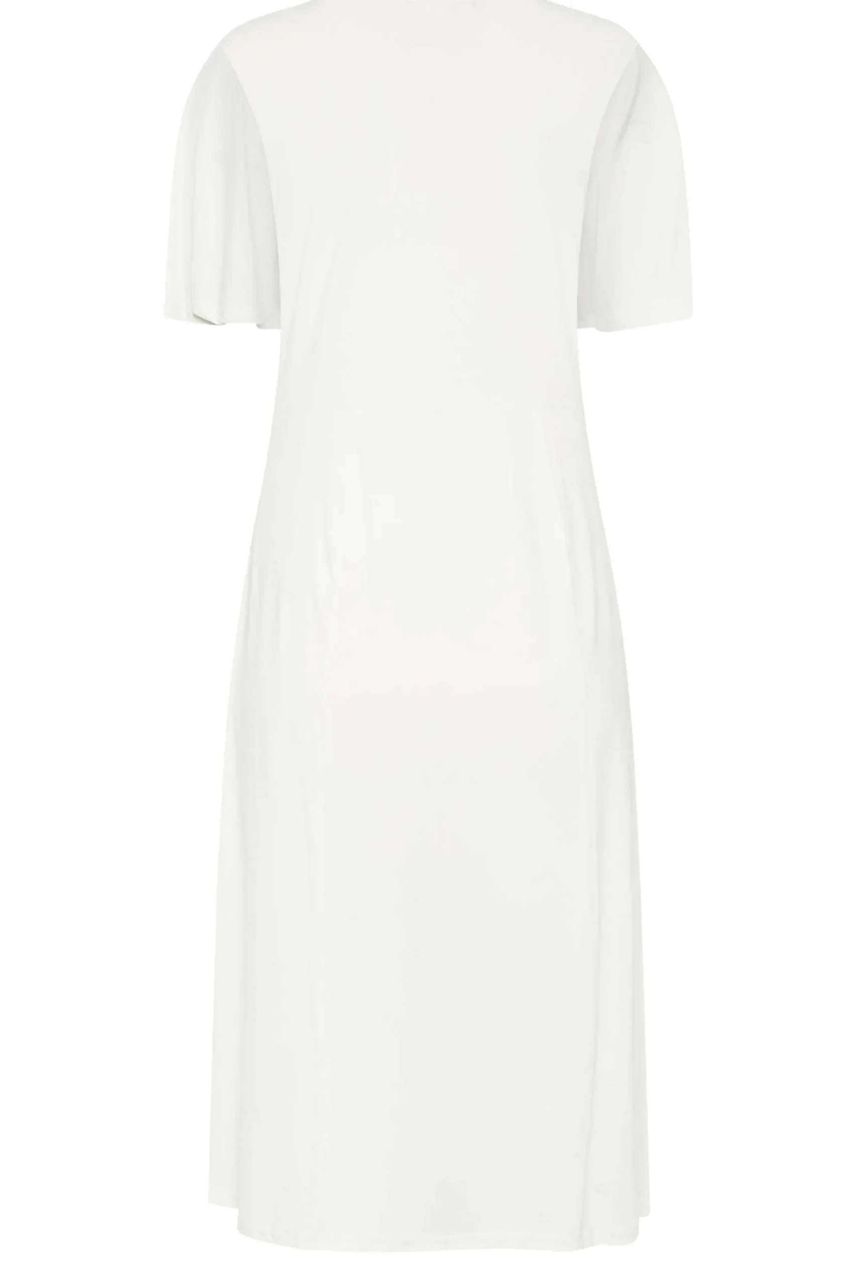 M&Co Womens M&Co White Angel Sleeve Split Hem Midi Dress