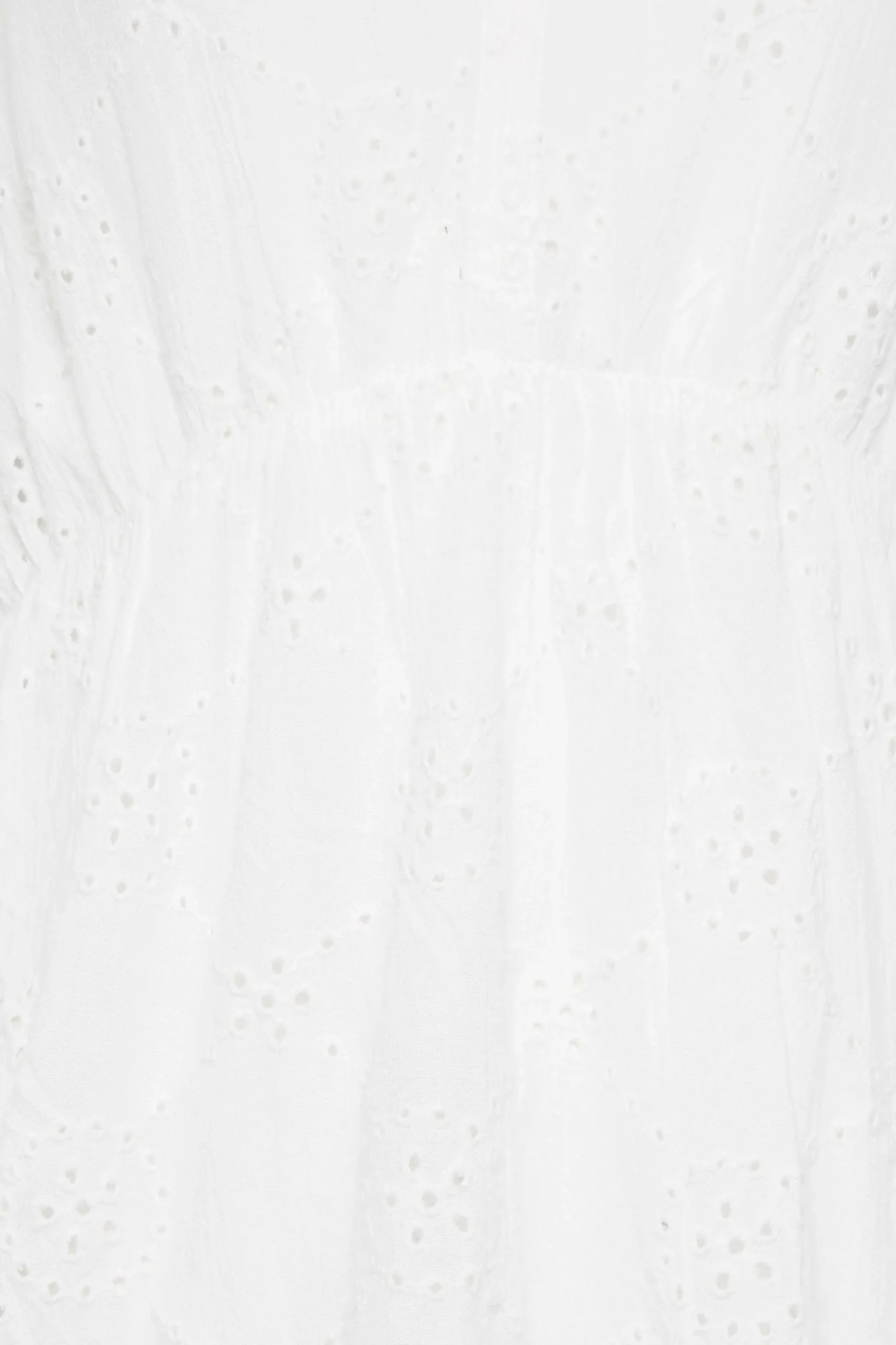 M&Co Womens M&Co White Broderie V-Neck Blouse