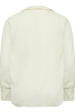 M&Co Womens M&Co White Cowl Neck Blouse