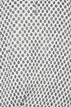 M&Co Womens M&Co White Ditsy Print Tie Neck Blouse