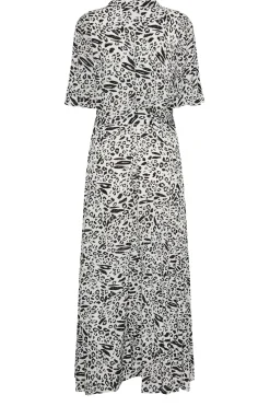 M&Co Womens M&Co White Mixed Animal Print Shirt Dress