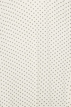 M&Co Womens M&Co White Polka Dot Print Angel Sleeve Split Hem Midi Dress