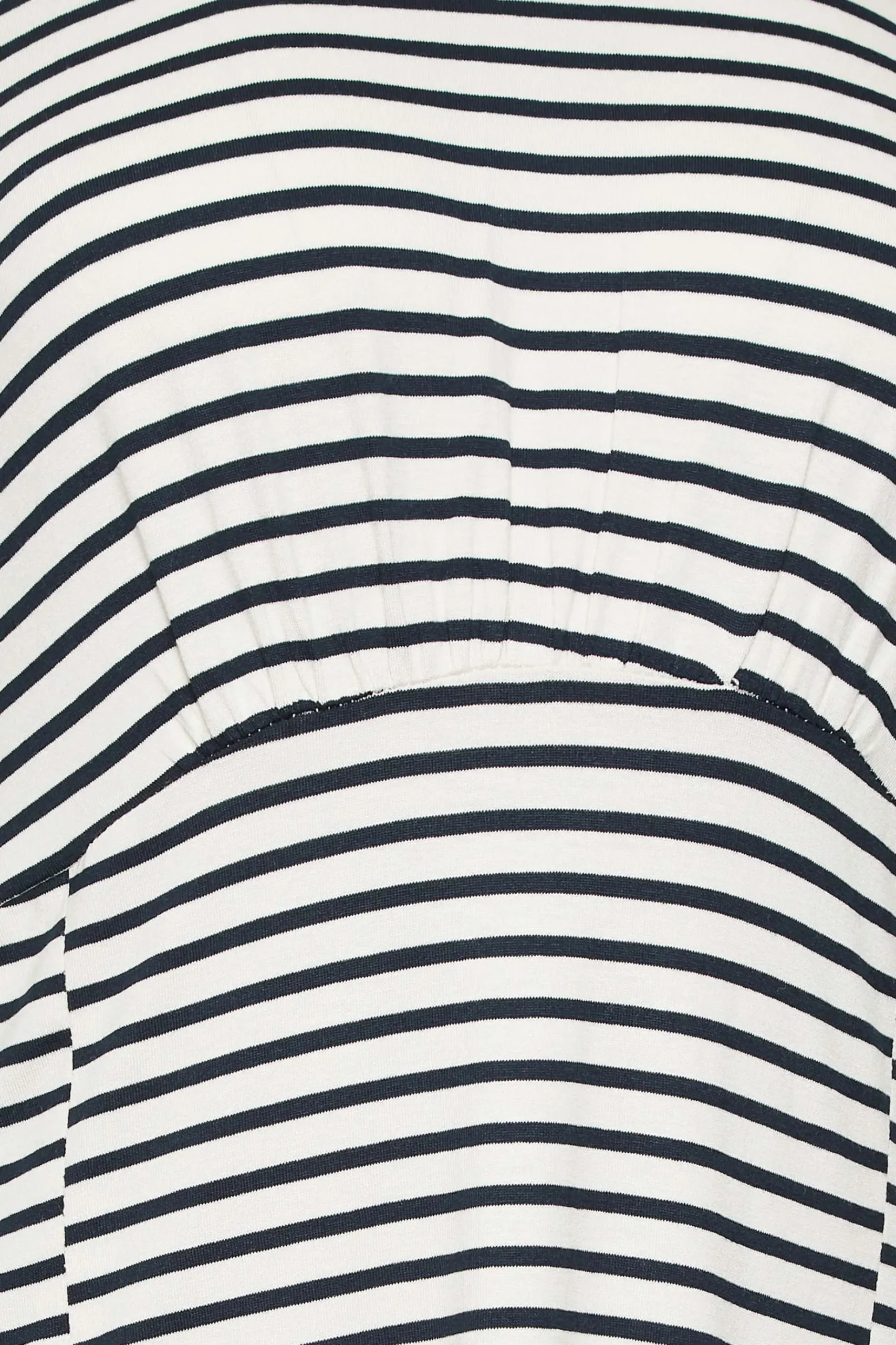 M&Co Womens M&Co White Stripe Print Angel Sleeve Split Hem Midi Dress