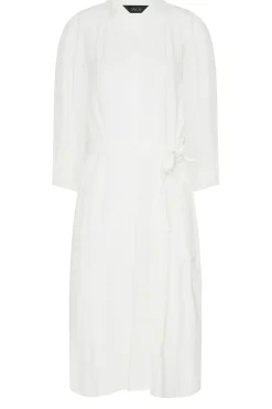 M&Co Womens M&Co White Tie Waist Tunic Dress