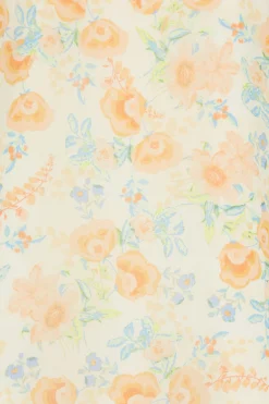 M&Co Womens M&Co Yellow Floral Print Blouse