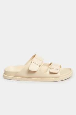 Pixiegirl Pixiegirl Cream Two Buckle Sandals In Standard Fit