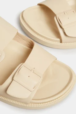 Pixiegirl Pixiegirl Cream Two Buckle Sandals In Standard Fit