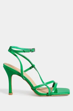Pixiegirl Pixiegirl Green Strappy Heels Standard Fit