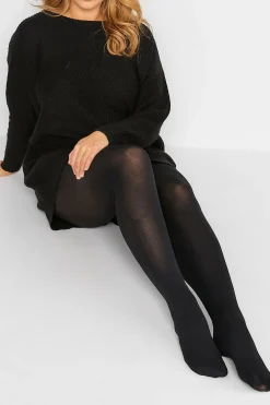 Yours Yours 2 Pack Black 100 Denier Tights