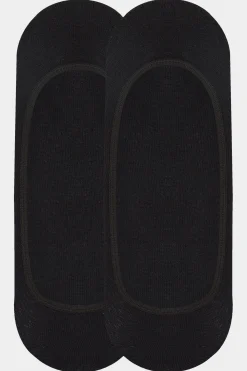 Yours Yours 2 Pack Black Footsie Socks