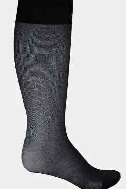 Yours Yours 3 Pack Black Sheer Knee High Socks