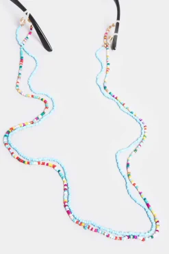 Yours Yours 2 Pack Blue Beaded Sunglasses Chain Set
