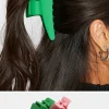 Yours Yours 2 Pack Green & Pink Hair Claw Clips