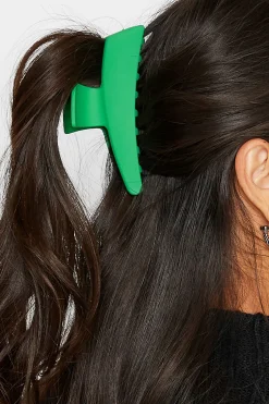 Yours Yours 2 Pack Green & Pink Hair Claw Clips