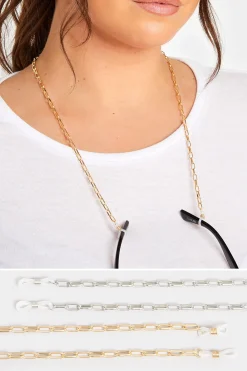 Yours Yours 2 Pack Silver & Gold Sunglasses Chain Set