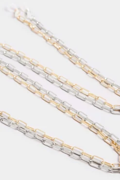 Yours Yours 2 Pack Silver & Gold Sunglasses Chain Set