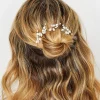 Yours Yours 4 Pack White Pearl Diamante Hair Pin Set