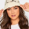 Yours Yours Beige Brown Crochet Bucket Hat