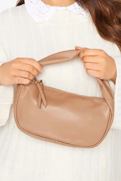 Yours Yours Beige Brown Slouch Handle Bag