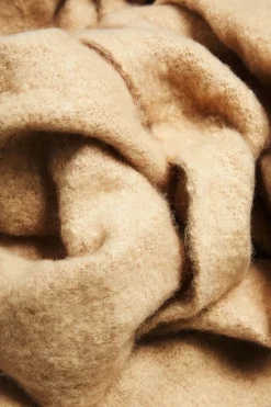 Yours Yours Beige Brown Super Soft Chunky Tassel Scarf