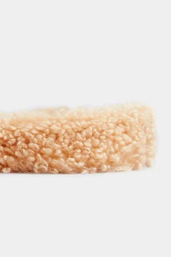 Yours Yours Beige Brown Teddy Shearling Headband