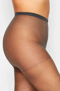 Yours Yours Black 15 Denier Ladder Resist Tights