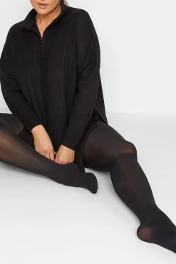 Yours Yours Black 50 Denier Microfibre Premium Tights