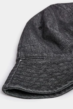 Yours Yours Black Denim Look Bucket Hat