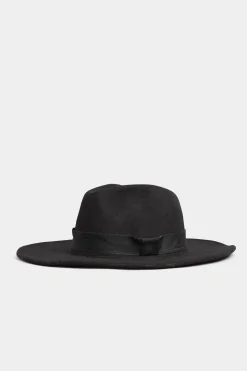 Yours Yours Black Fedora Hat