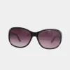 Yours Yours Black Filigree Sunglasses