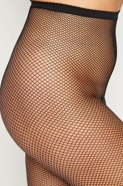 Yours Yours Black Fishnet Tights