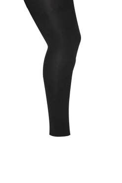 Yours Yours Black High Waisted Shaping Footless Tights