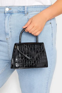 Yours Yours Black Multi Strap Bag