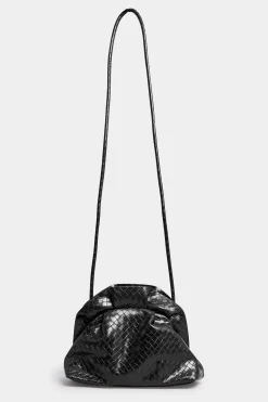Yours Yours Black Slouch Chain Bag