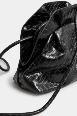 Yours Yours Black Slouch Chain Bag