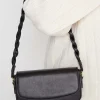 Yours Yours Black Twisted Strap Shoulder Bag