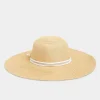 Yours Yours Brown 'Bae Watch' Slogan Floppy Straw Hat