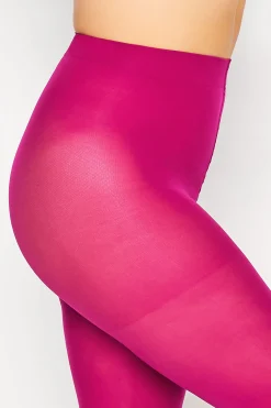 Yours Yours Cerise Pink 50 Denier Microfibre Premium Tights