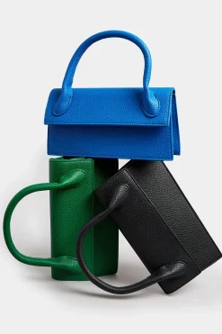 Yours Yours Cobalt Blue Top Handle Crossbody Bag