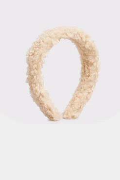 Yours Yours Cream Teddy Shearling Headband