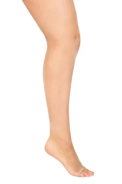 Yours Yours Curve Nude Sandal Toe Tights