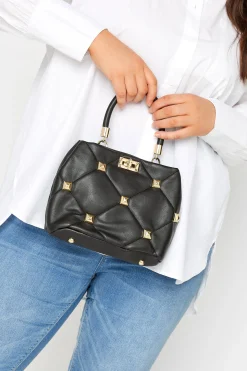 Yours Yours Faux Leather Studded Bag