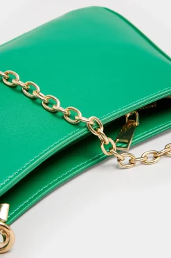 Yours Yours Green Detachable Chain Shoulder Bag