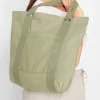 Yours Yours Khaki Green Canvas Tote Bag