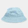 Yours Yours Light Blue Denim Look Bucket Hat
