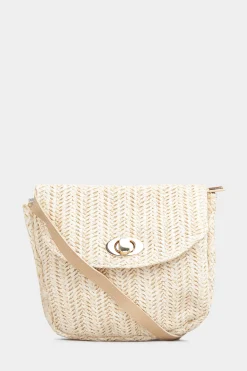 Yours Yours Natural Straw Cross Body Day Bag