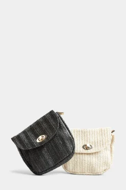 Yours Yours Natural Straw Cross Body Day Bag