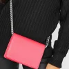 Yours Yours Pink Chunky Chain Crossbody Bag