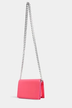 Yours Yours Pink Chunky Chain Crossbody Bag