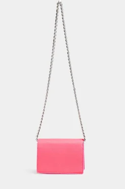 Yours Yours Pink Chunky Chain Crossbody Bag